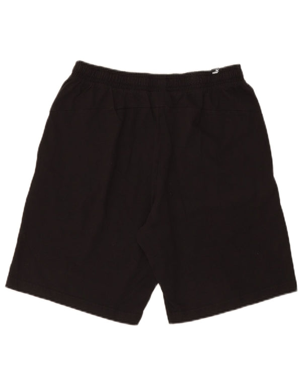 Pantaloni scurți sport grafic Puma pentru bărbați, mediu negru