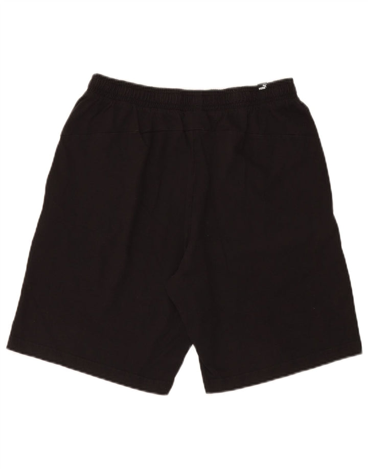 Pantaloni scurți sport grafic Puma pentru bărbați, mediu negru