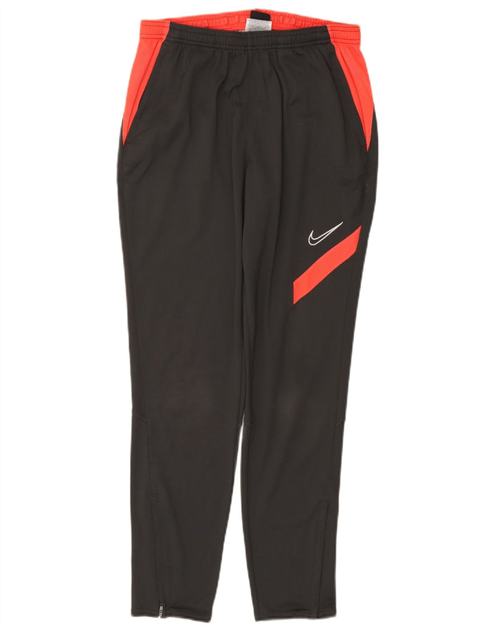 Pantaloni de trening NIKE Dri Fit pentru bărbați, gri mediu, poliester color bloc