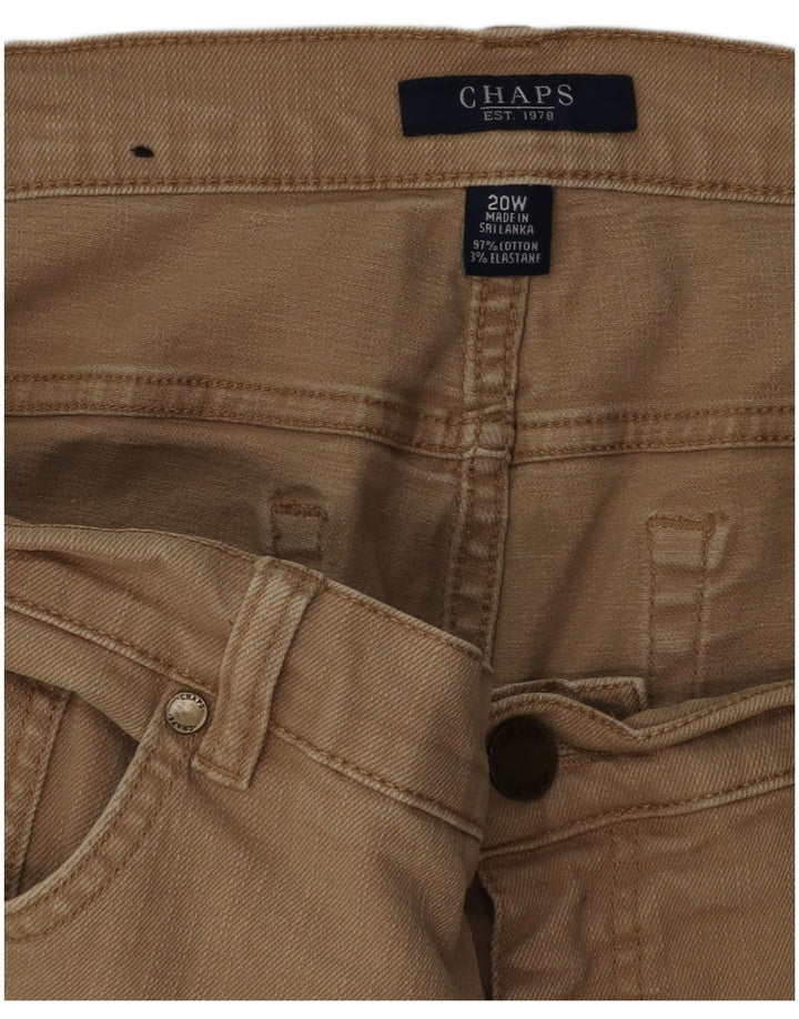 Bermude pentru femei Chaps US 20 3XL W40 Bej Bumbac