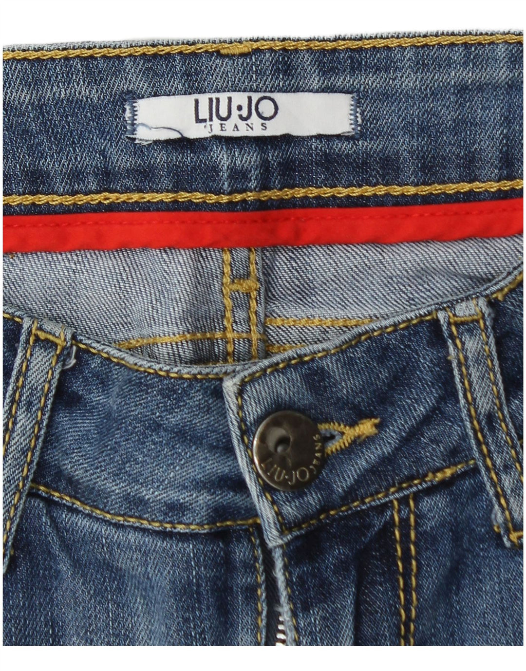 Blugi skinny de damă LIU JO Distressed W26 L30 Blue