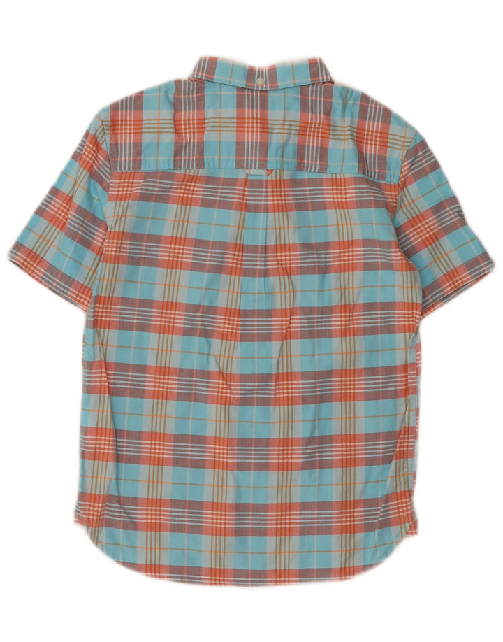 Cămașă cu mânecă scurtă Lyle & Scott pentru băieți 12-13 ani, bumbac cu carouri multicolore