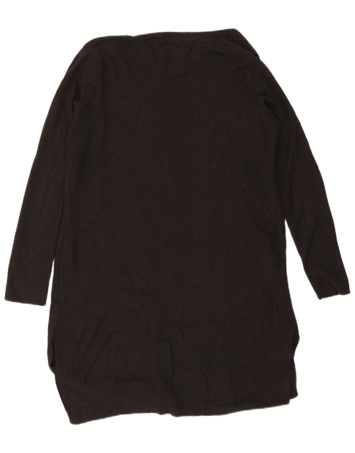 Pulover cardigan deschis pentru femei Marks & Spencer UK 16 mare negru
