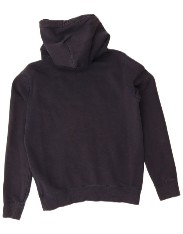 Jack Wills Pulover cu capota cu grafic pentru femei UK 10 Small Bleumarin