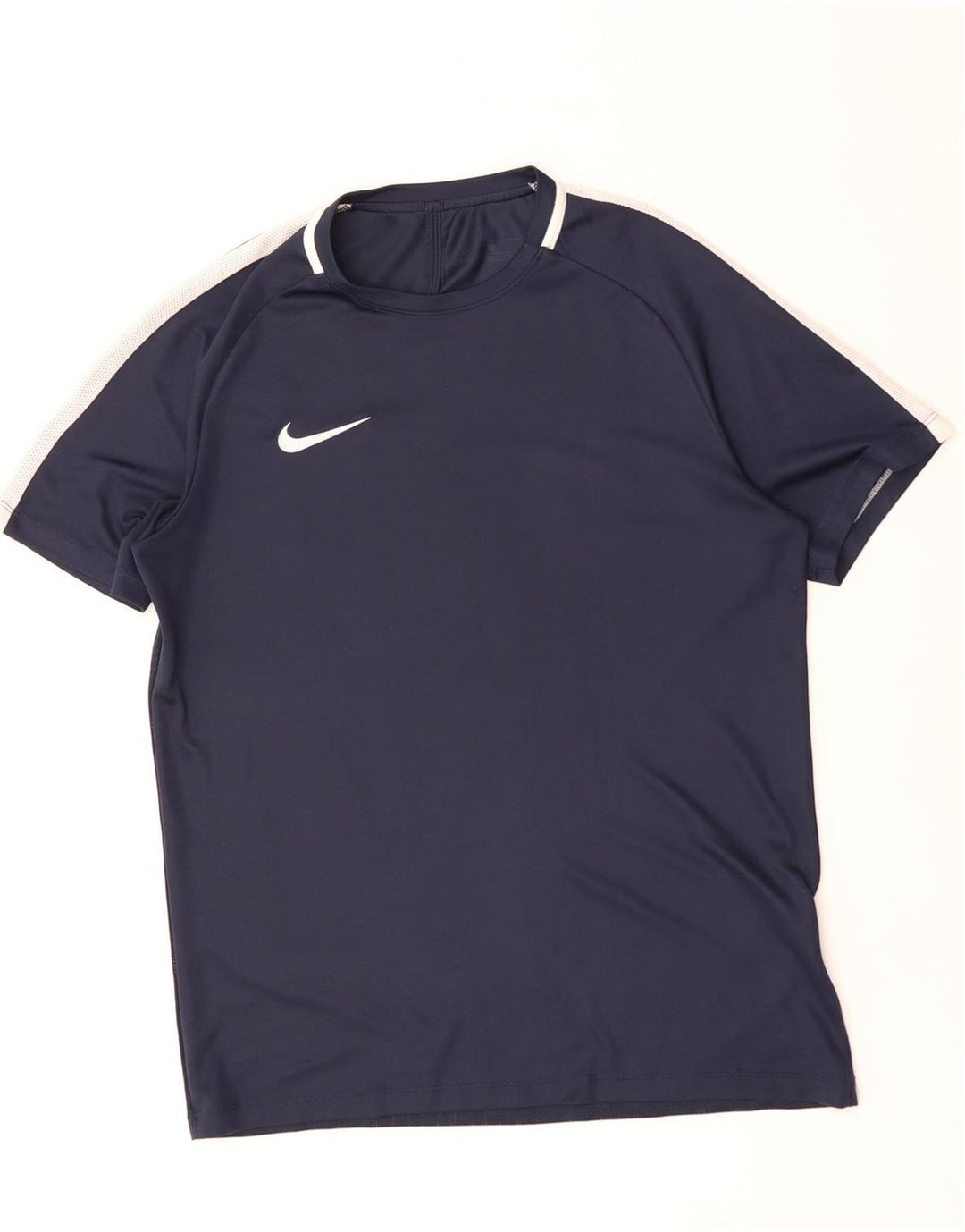Tricou pentru bărbați NIKE Dri Fit Top mare, albastru bleumarin, poliester color bloc