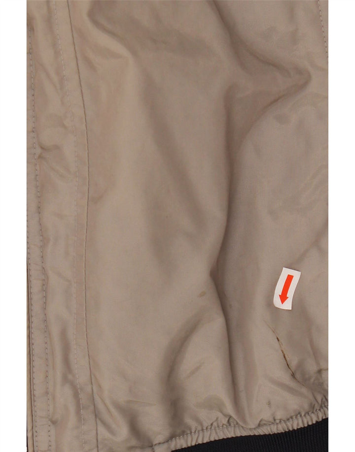 GEOX Mens Bomber Jacket UK 42 XL Grey Colourblock Polyamide