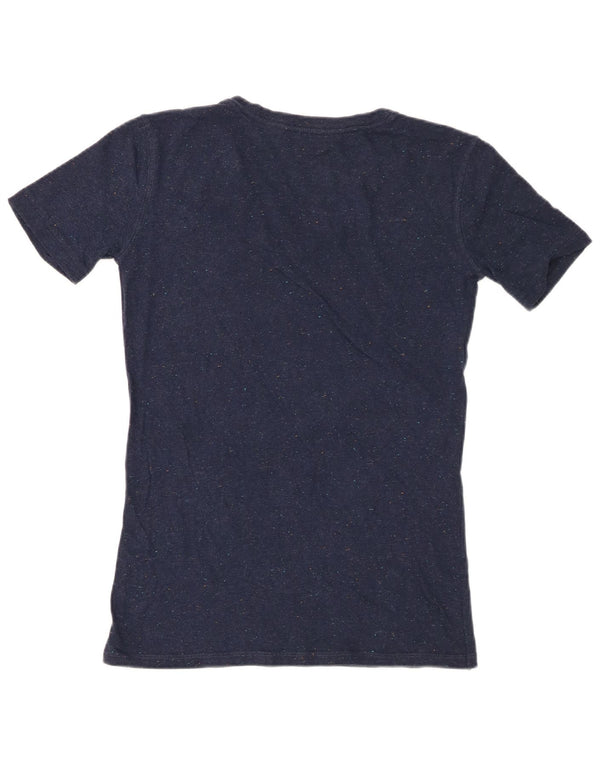 Tricou Carhartt pentru femei, cu croiala relaxată, top US 16/18 XL, albastru bleumarin cu pete