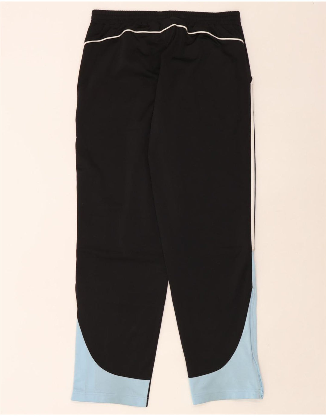 Pantaloni de trening Adidas pentru bărbați UK 40/42 Medium Black Colorblock Poliester