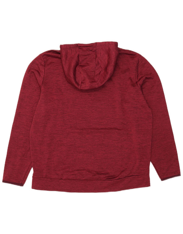 Pulover cu glugă grafic pentru bărbați Under Armour XL Maroon Flecked Poliester