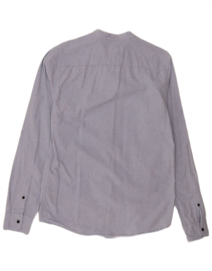 Cămașă pentru bărbați Scotch & Soda, bumbac cu pete albastru mediu