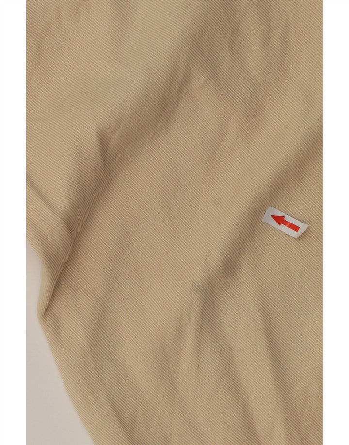 Massimo Dutti Pantaloni Cropped Femei EU 38 Mici L28 L24 Bej Lyocell