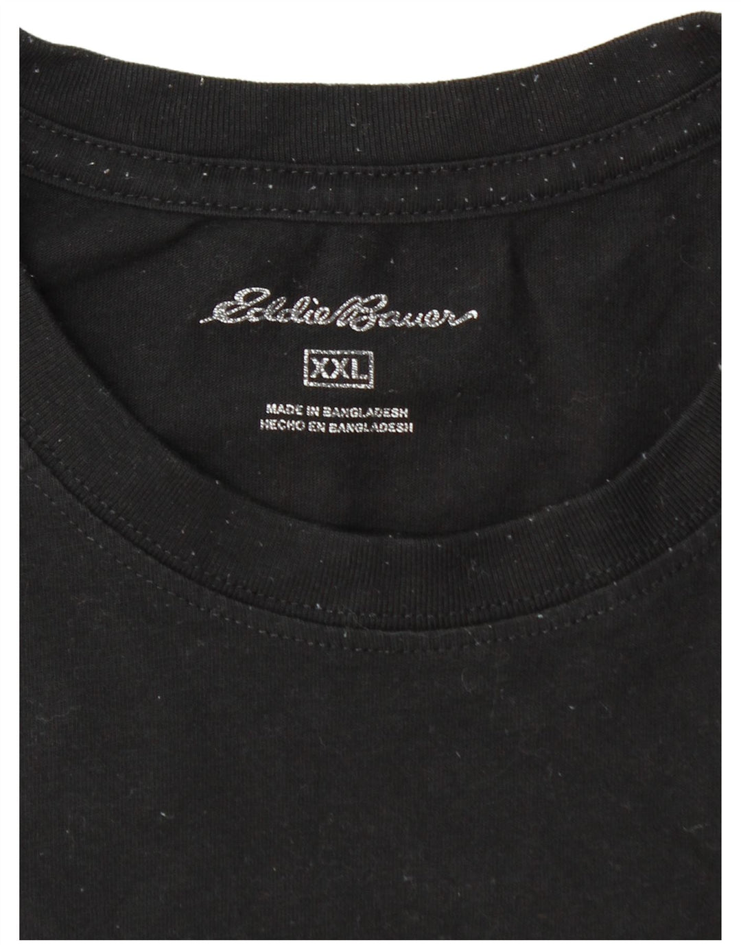 EDDIE BAUER Tricou Bărbați Top 2XL Bumbac Negru