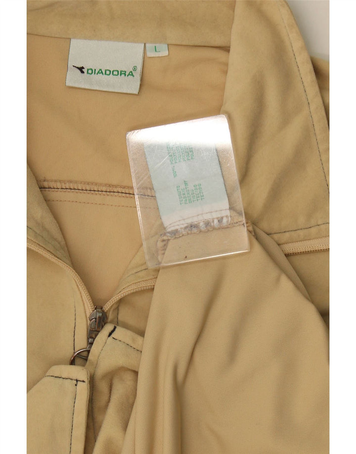 Jachetă de trening pentru bărbați Diadora, mare, bej, poliester