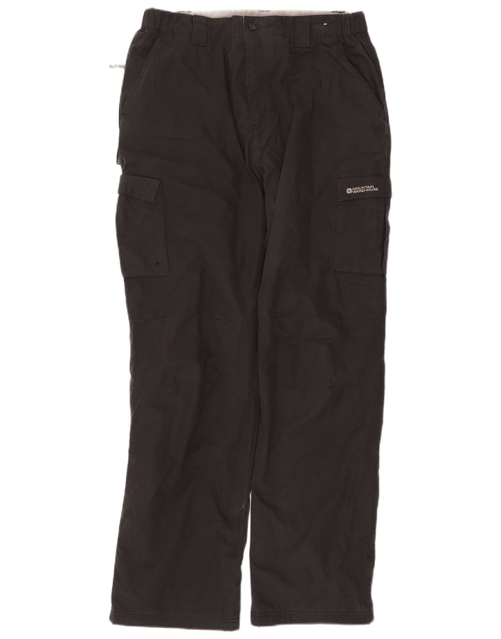 Pantaloni cargo drepti pentru bărbați Mountain Warehouse W36 L32 poliester gri