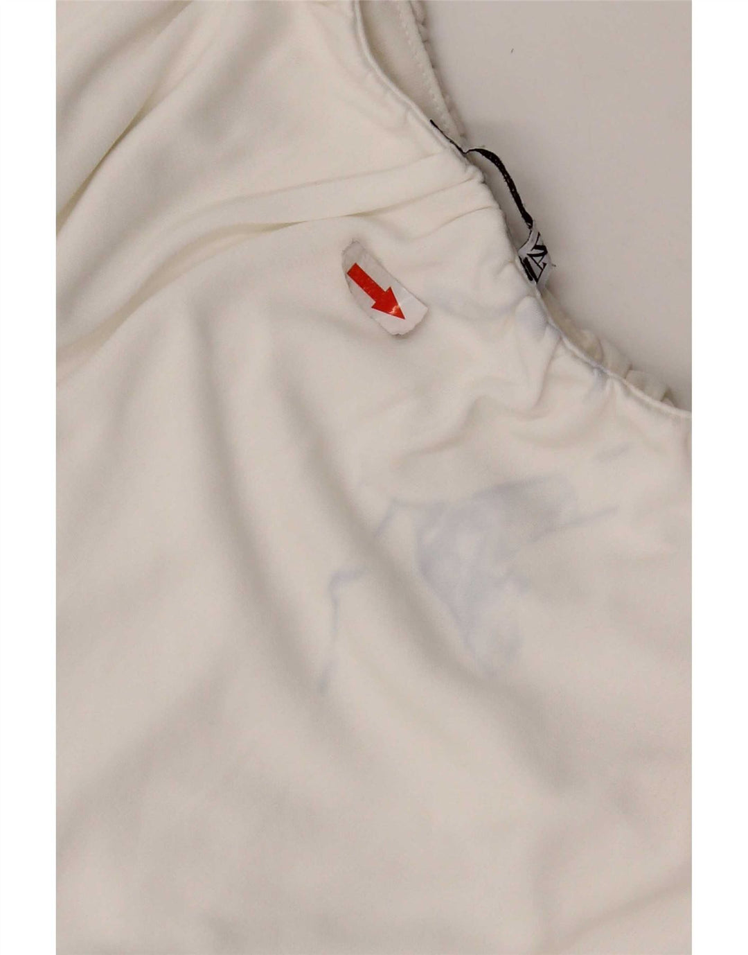 Crop Top fără mâneci pentru femei Zara UK 12 Poliester alb mediu