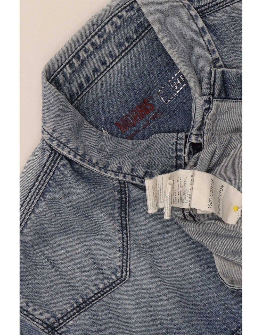 Morris Cămașă din denim pentru bărbați, mare, albastru, bumbac