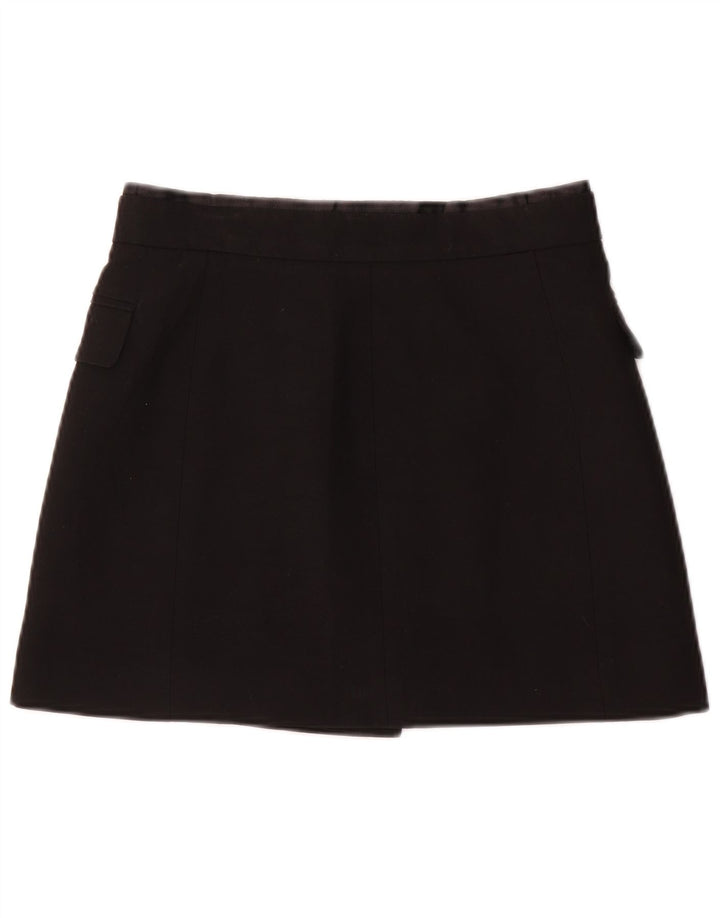 Fusta Mini Wrap Femei Zara Mic W26 Negru
