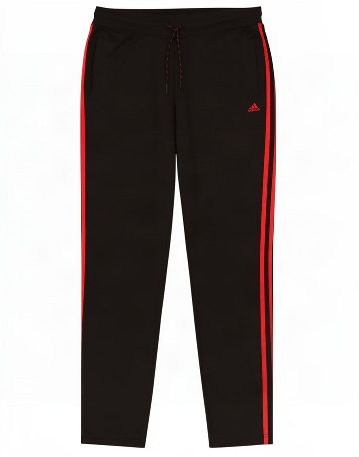 Pantaloni de trening Adidas Climalite pentru femei UK 14 Poliester mediu negru
