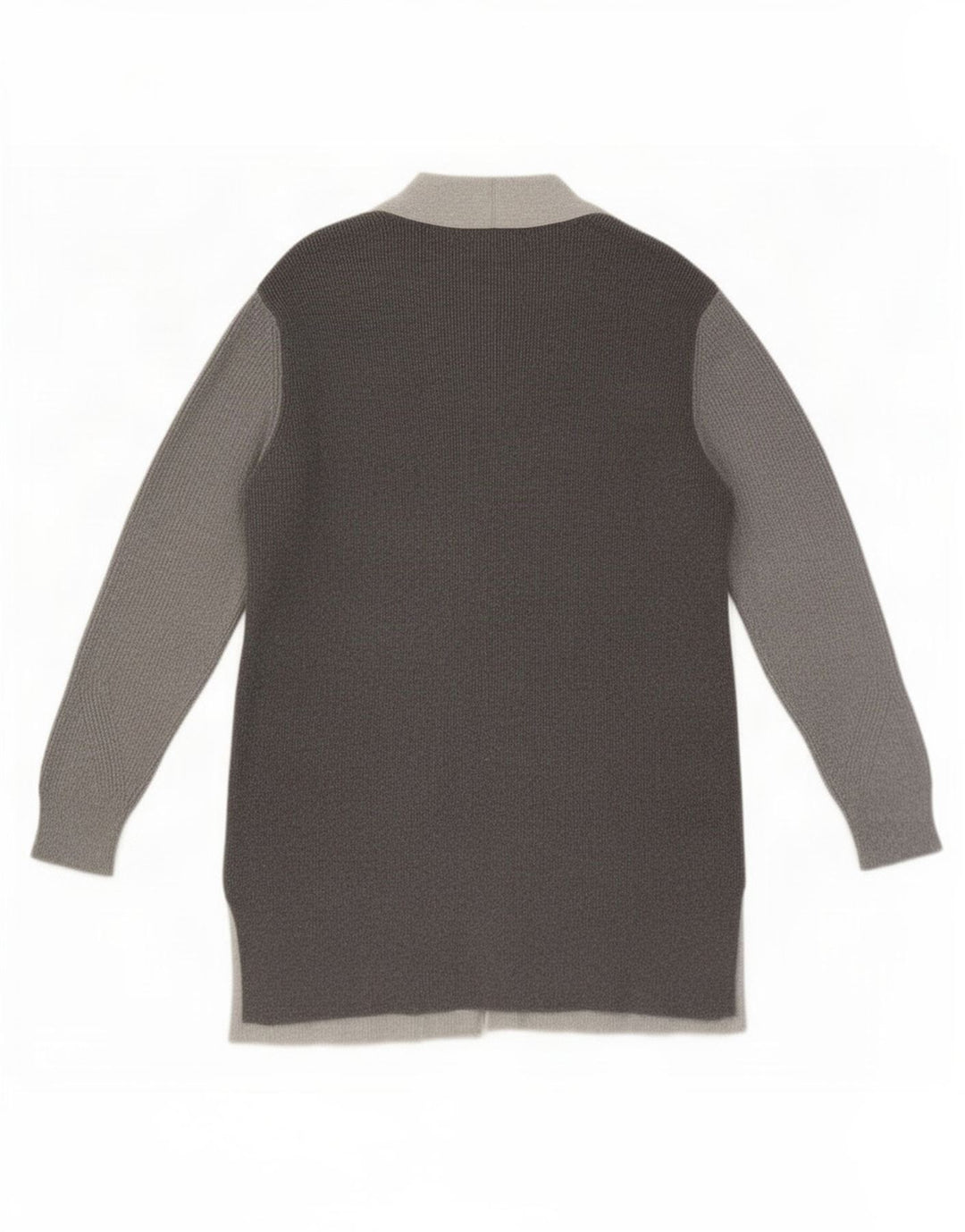 Pulover cardigan cu paragate pentru femei Marks & Spencer UK 14 mare gri