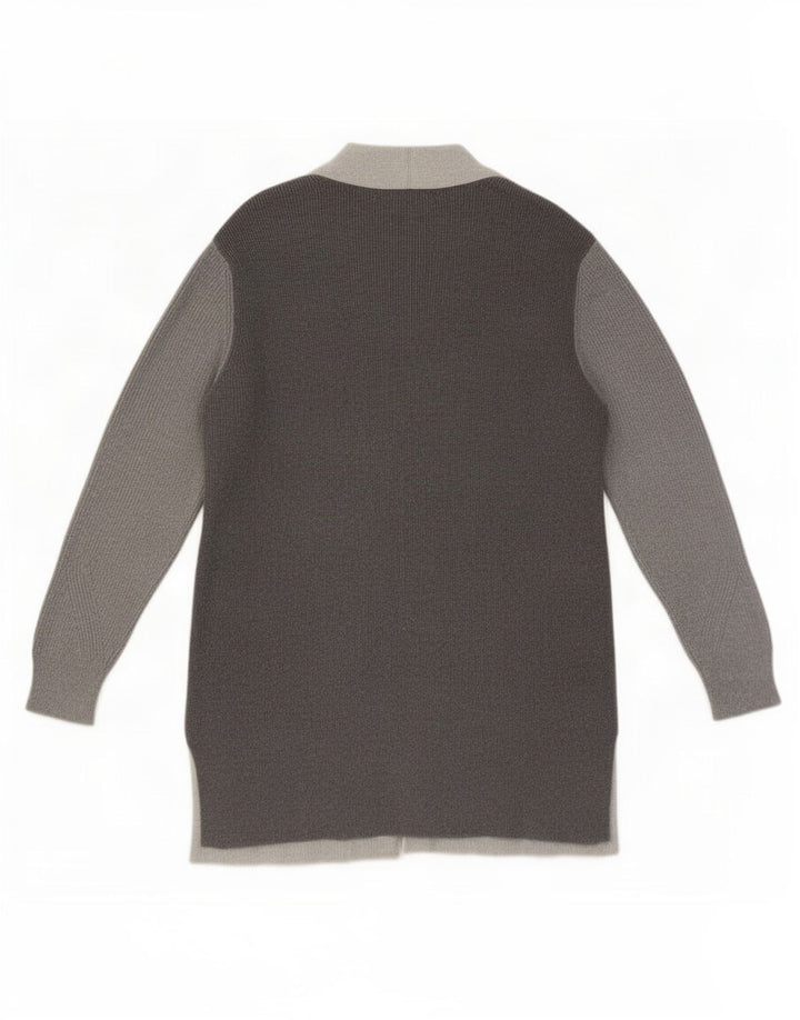 Pulover cardigan cu paragate pentru femei Marks & Spencer UK 14 mare gri
