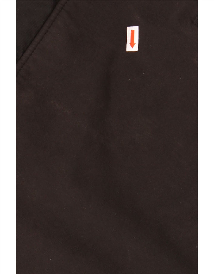 Pulover NAUTICA pentru bărbați, cu fermoar și gât, poliester mediu negru