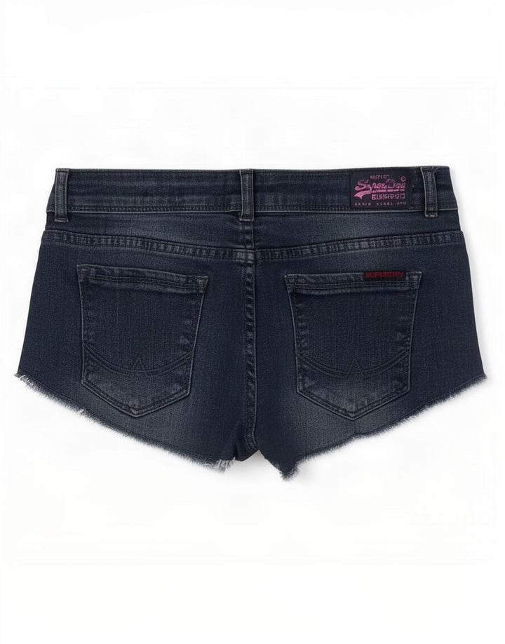 Pantaloni caldi din denim pentru femei Superdry Medium W28 Blue