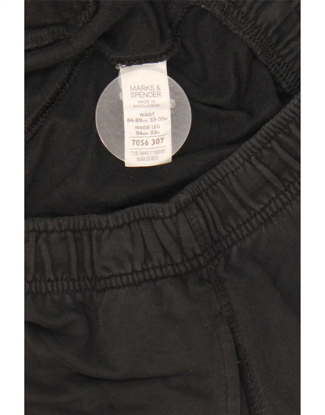 Pantaloni de trening pentru bărbați Marks & Spencer, mari, negru, bumbac