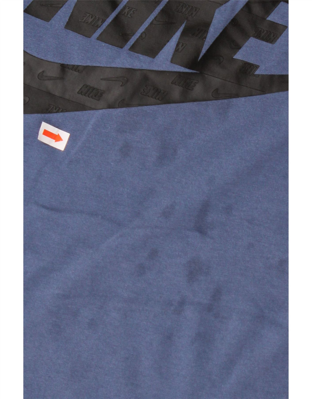 Tricou grafic pentru bărbați NIKE Top mare, albastru, bumbac color bloc