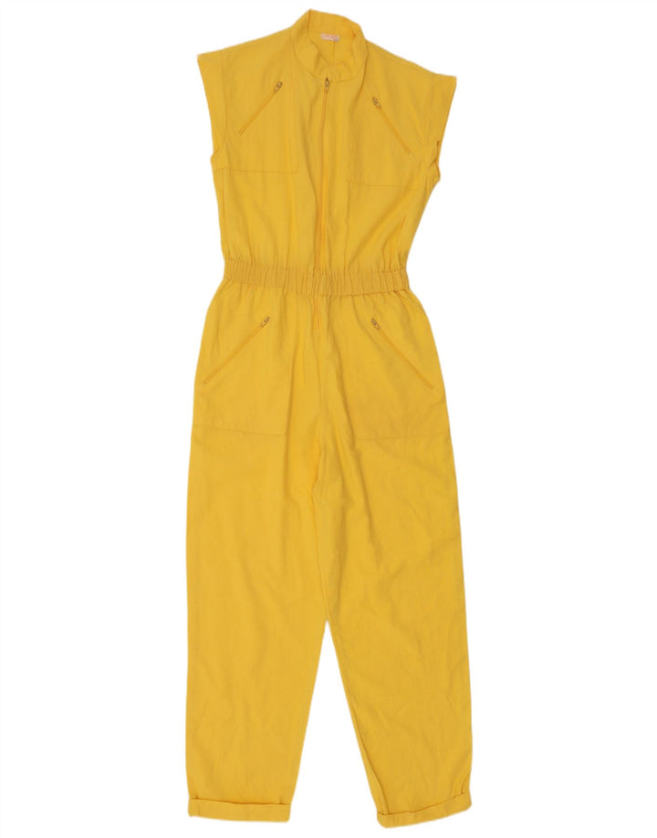 Salopetă vintage fără mâneci pentru femei IT 40 Small Yellow