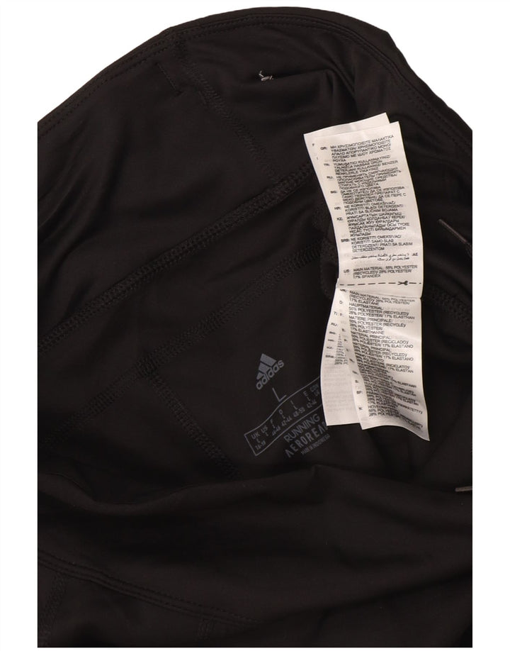 Leggings Aeroready ADIDAS pentru femei Marea Britanie 16/18 Poliester negru mare