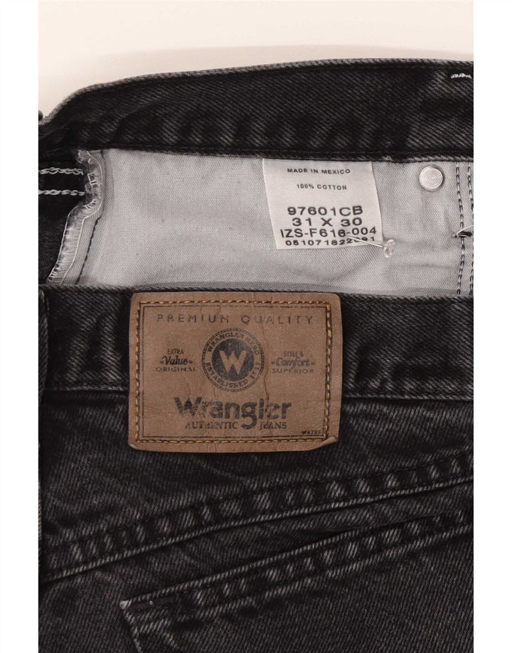 Blugi drepti pentru bărbați Wrangler W31 L30 bumbac gri