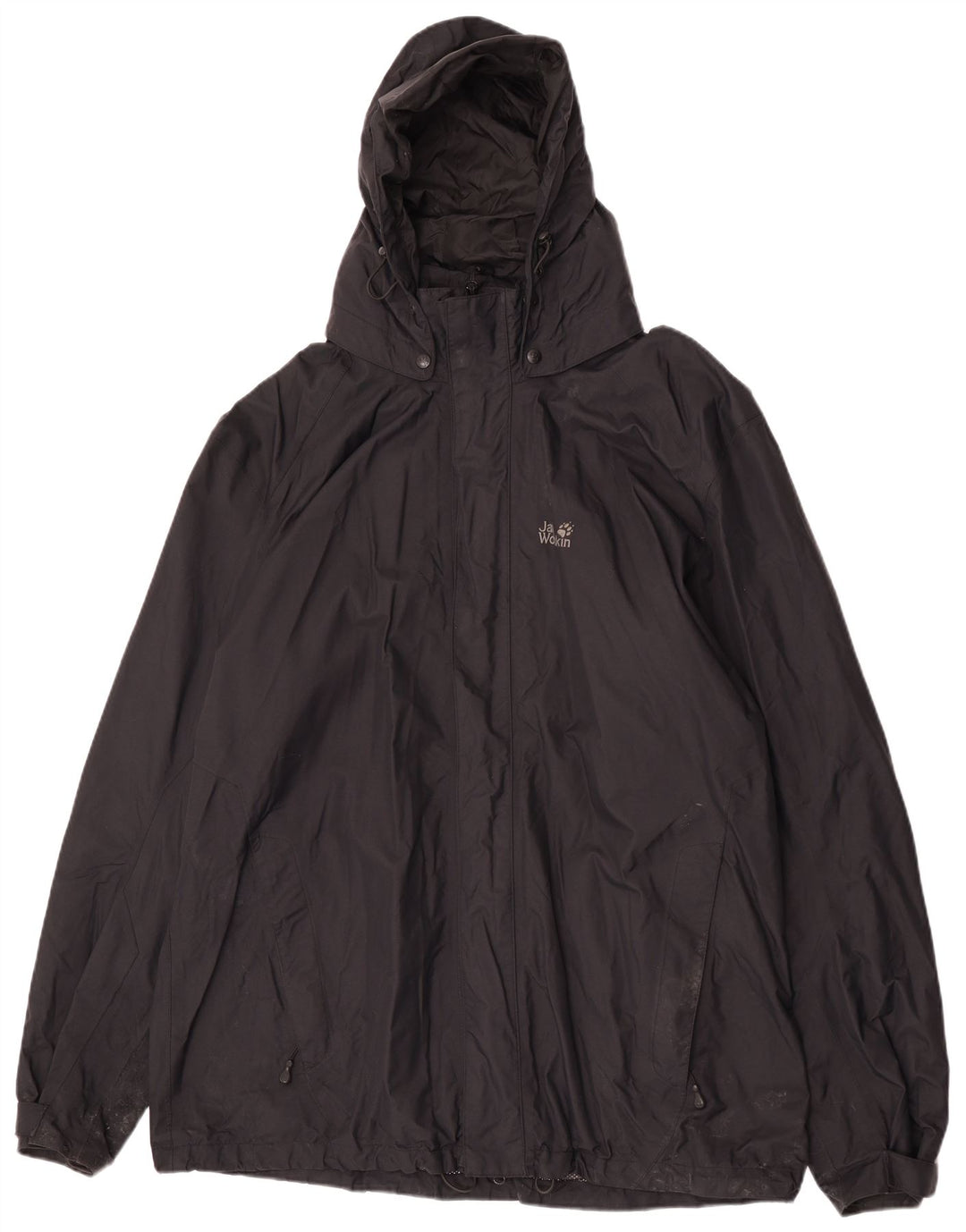 Jack Wolfskin Jachetă de ploaie cu glugă pentru bărbați UK 50 3XL Poliamidă neagră
