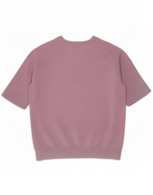 Pulover pentru femei Marks & Spencer Crop Boat Gâtul UK 12 Medium Purple