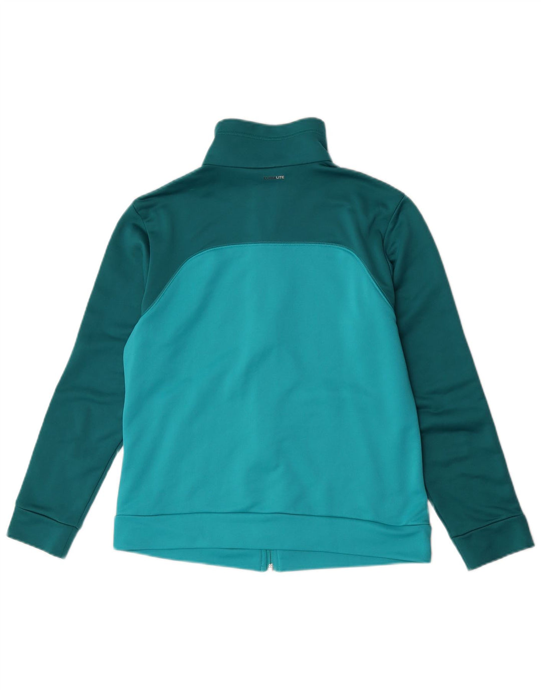 Jachetă de top pentru trening Climalite Adidas pentru femei UK 12/14 verde mediu