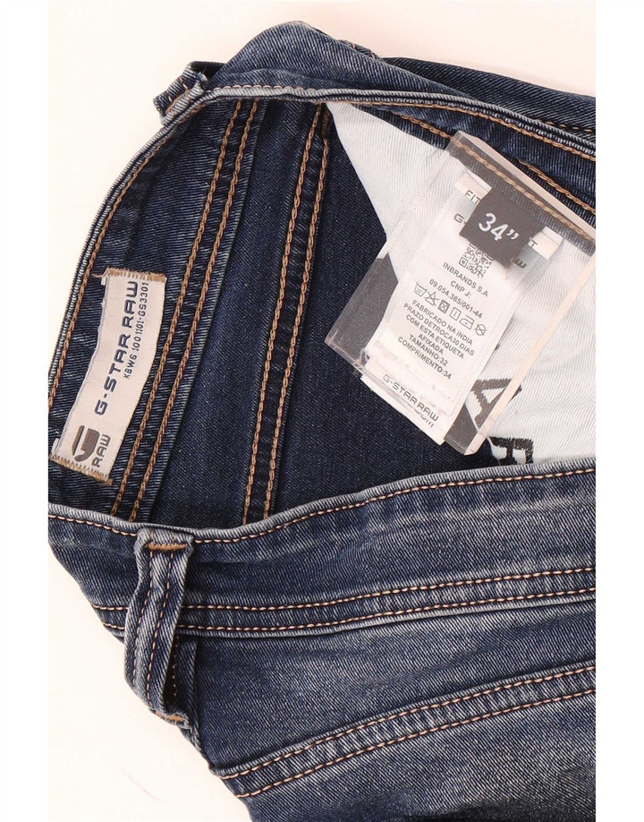 Blugi G-Star Bronson Slim pentru bărbați W34 L29 Bumbac albastru