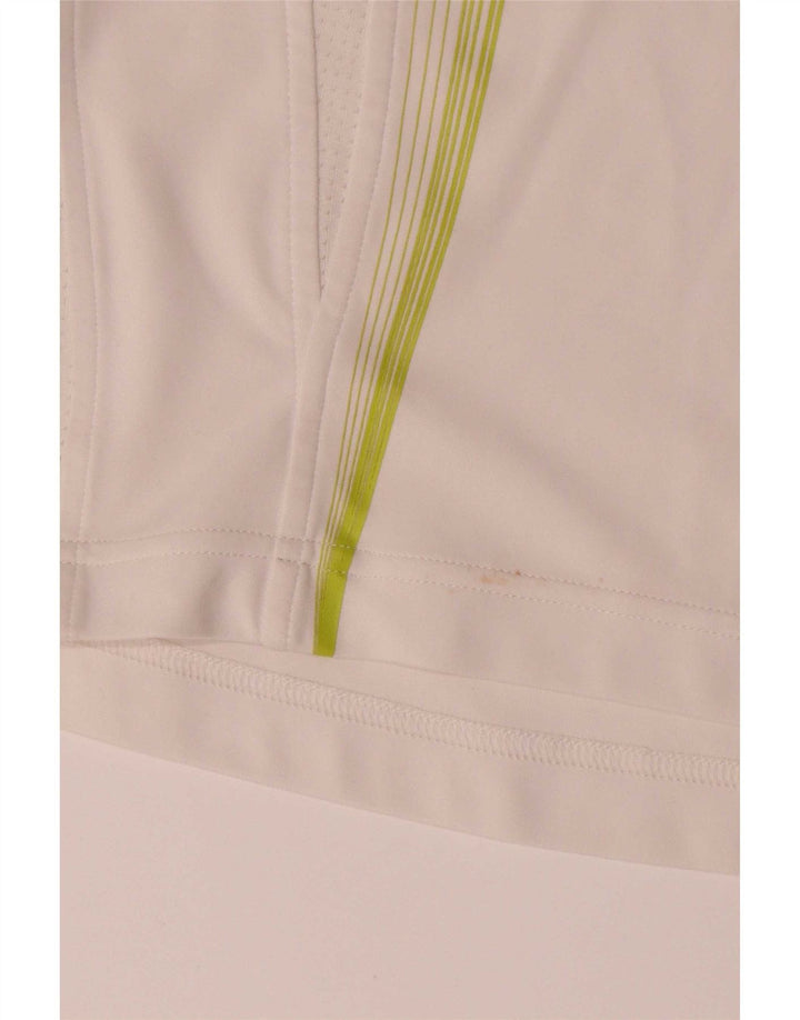 Tricou Adidas Climacool pentru băieți Top 13-14 ani, alb, poliester color bloc