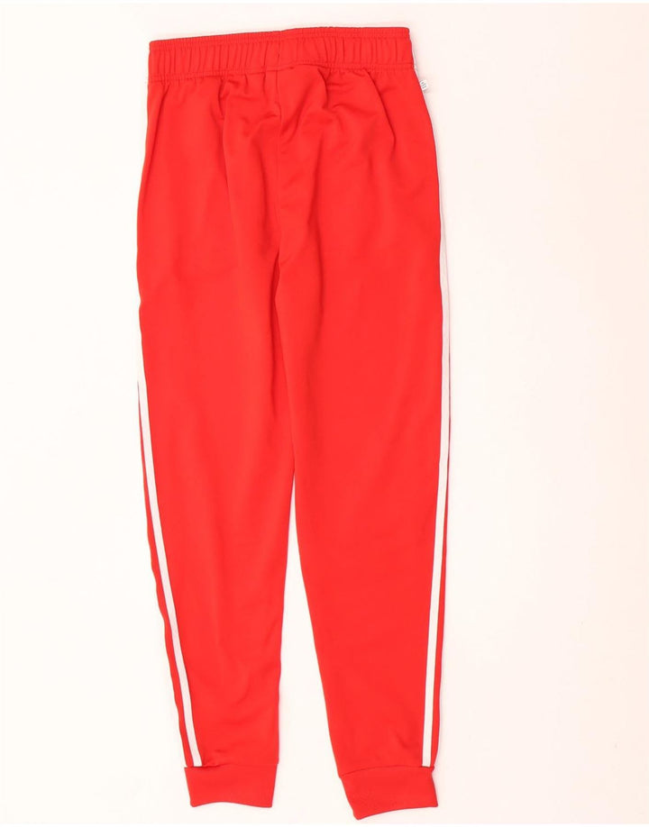 Adidas Băieți Pantaloni Trening Pantaloni Joggeri 13-14 Ani Poliester Roșu