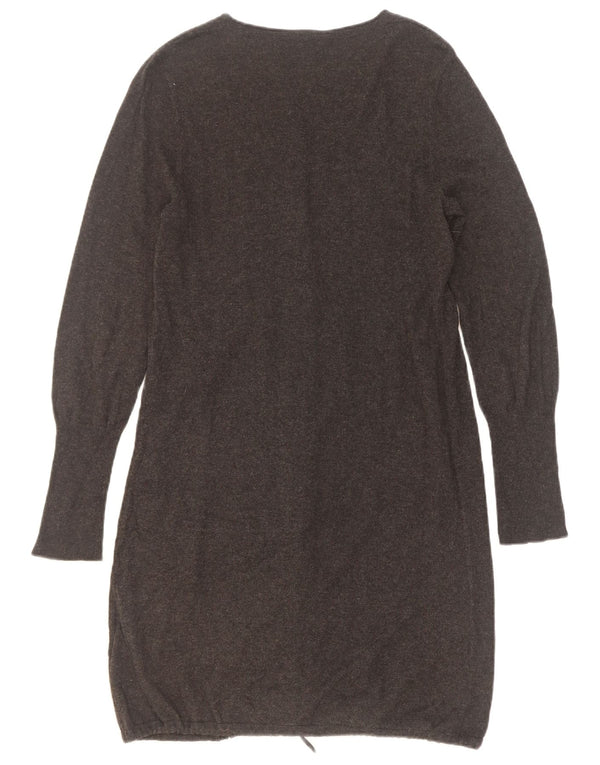 Pulover cardigan cu paragate pentru femei Marks & Spencer UK 10 mic, gri, viscoză