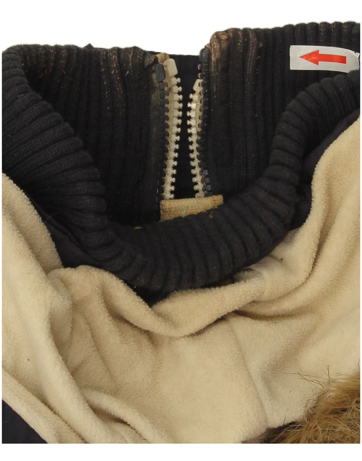 Jachetă Bomber Windbreaker Superdry pentru femei UK 14 Medium Bleumarin