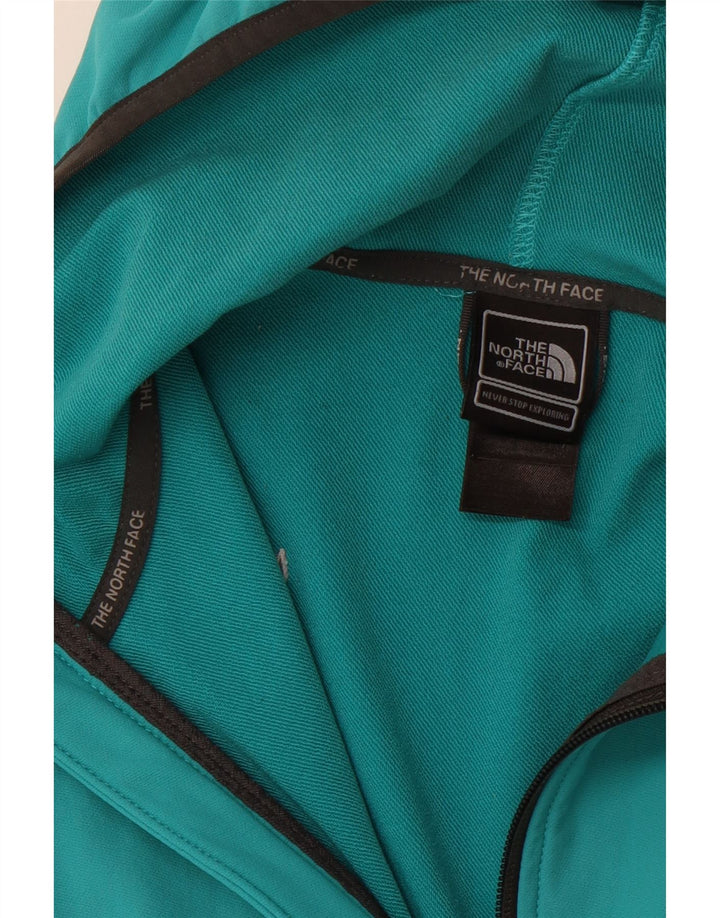 THE NORTH FACE Jachetă de trening cu glugă pentru femei UK 12 Turcoaz mediu
