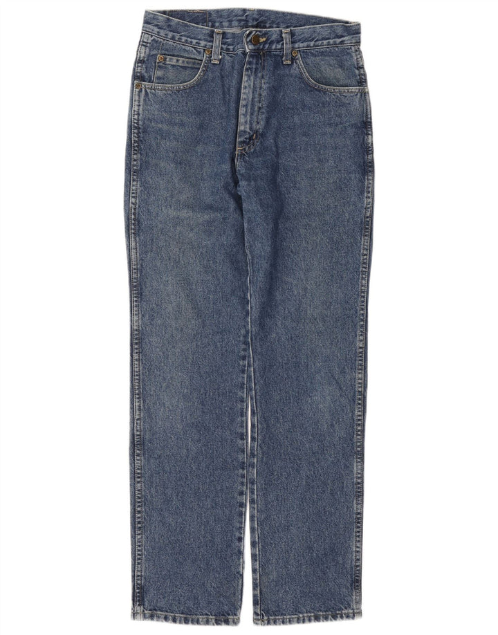 Blugi drepti WRANGLER pentru bărbați, cu ajustare normală, W32 L32, bumbac albastru