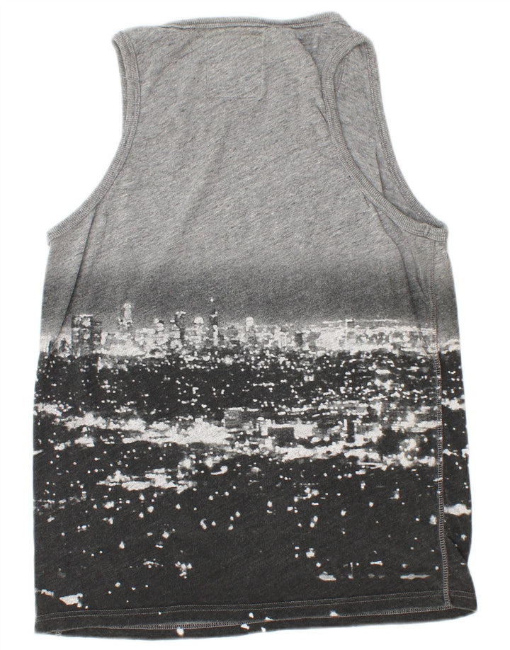 Vestă grafică pentru bărbați SUPERDRY, mare, gri, colorblock