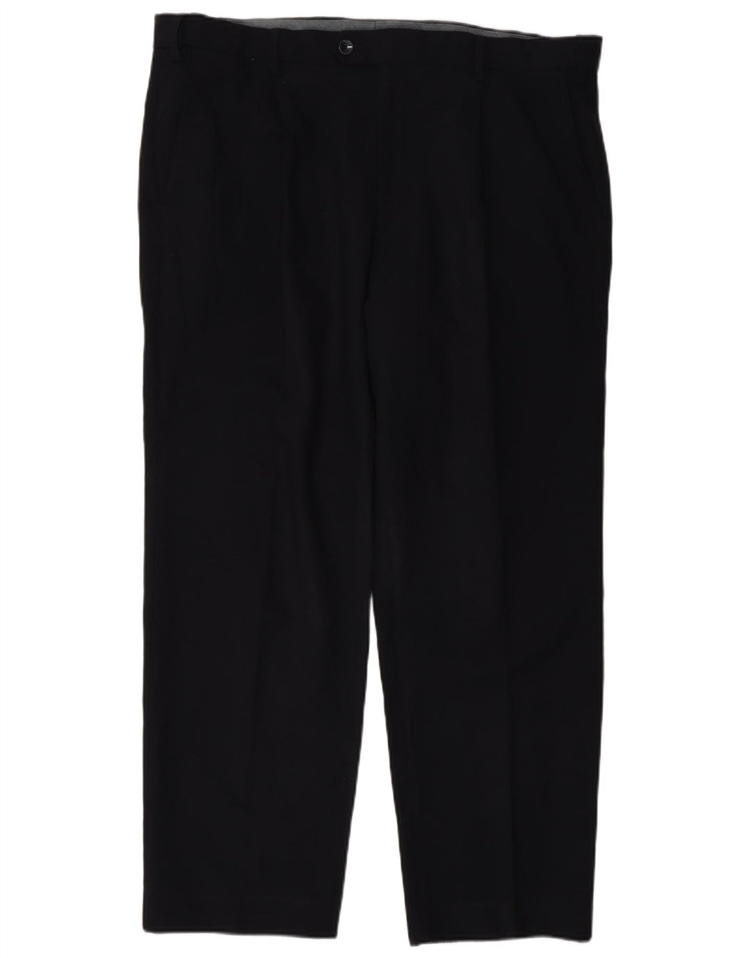 Pantaloni de costum obișnuiți pentru bărbați Marks & Spencer L38 L29 Poliester bleumarin