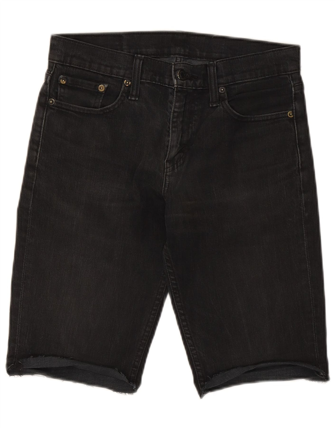Pantaloni scurți Levi's 511 Denim W30 Medium Black Bumbac