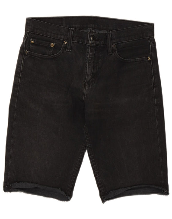 Pantaloni scurți Levi's 511 Denim W30 Medium Black Bumbac