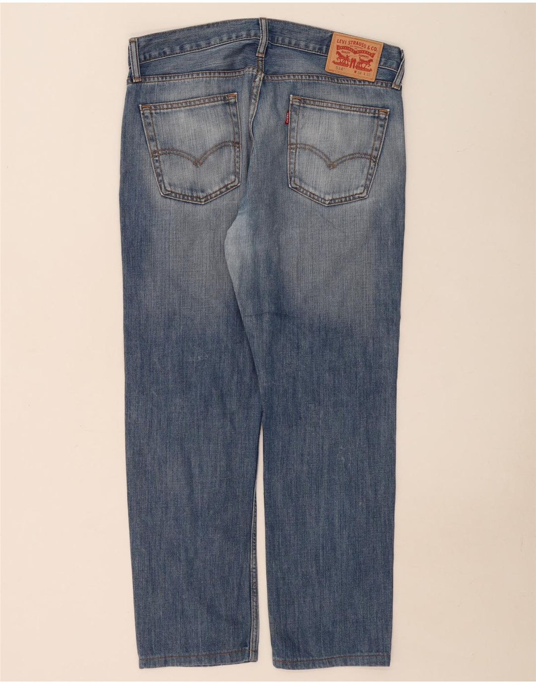 Blugi drepti pentru bărbați Levi's 514 W34 L28 Bumbac albastru