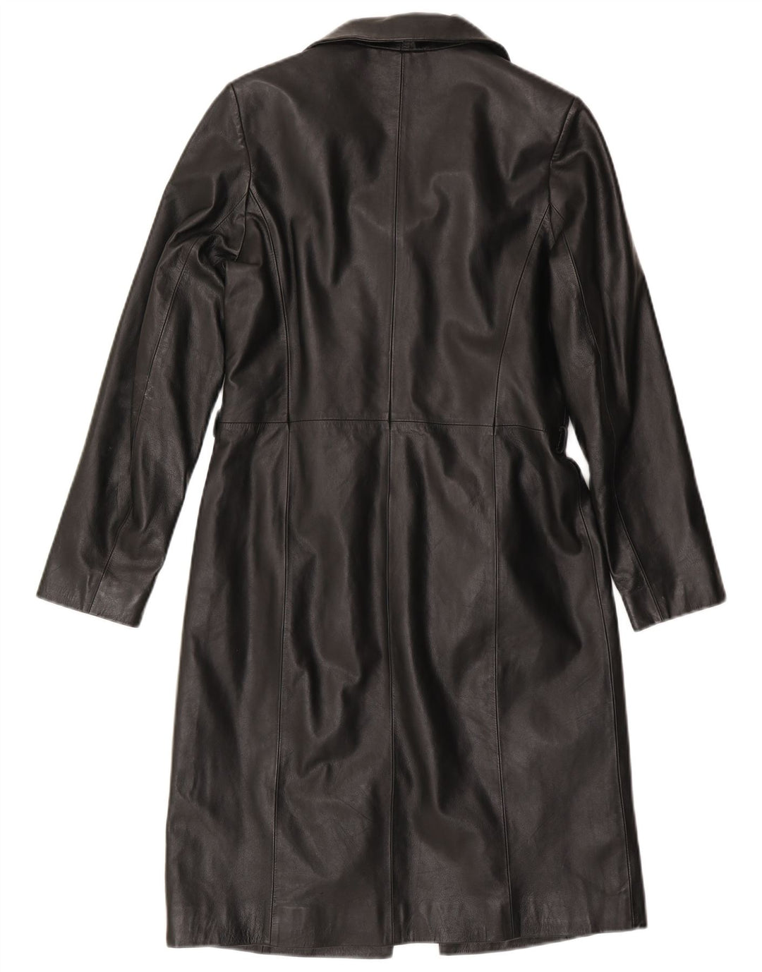 Palton de piele Cofi pentru femei UK 12 Medium Black Leather