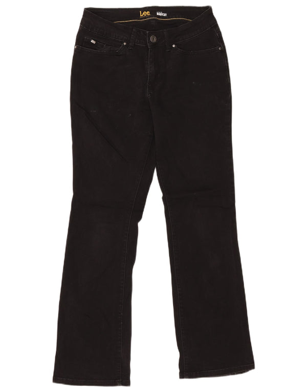 LEE Womens Curvy Fit Bootcut Casual Trousers US 6 Medium W27 L30 Black