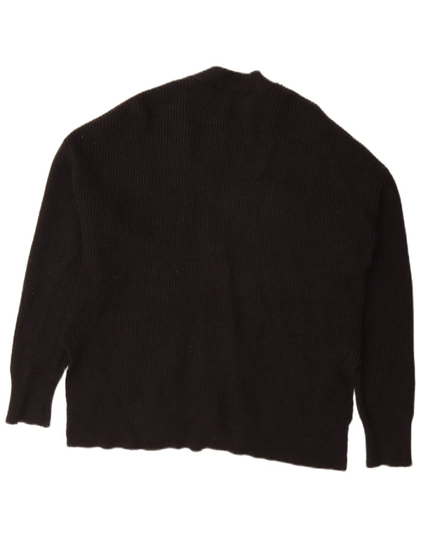 Pulover cardigan supradimensionat pentru femei Zara UK 10 Mic Negru