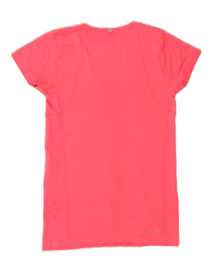 NIKE Womens Dri Fit T-Shirt Top UK 12 Medium Pink Polyester Vintage Nike and Second-Hand Nike from Messina Hembry 